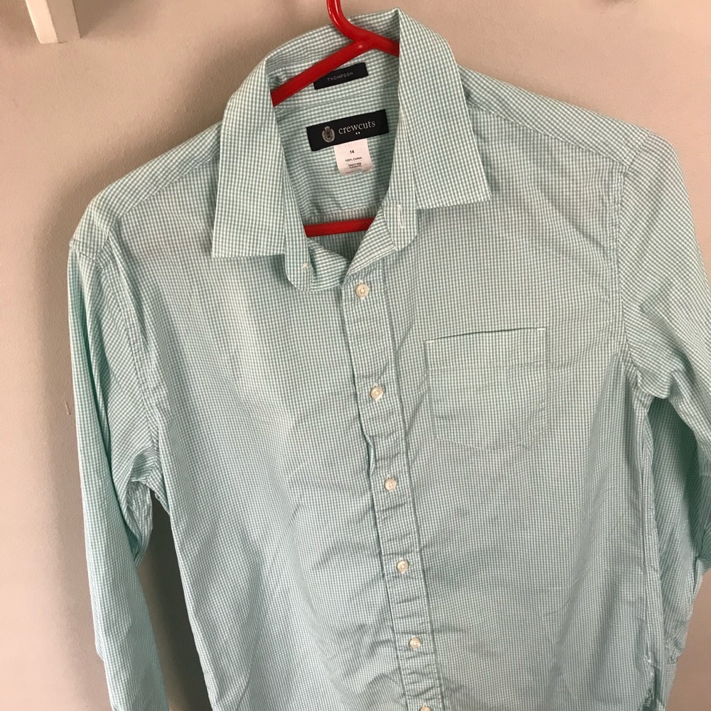 Crew cut button down shirt